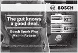 Bosch Spark Plug Rebate